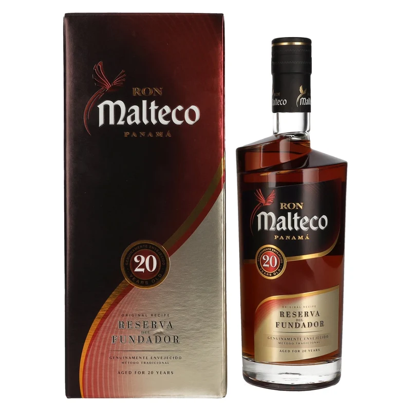 Ron Malteco 20 Años Reserva del Fundador 40% Vol. 0,7l in Geschenkbox