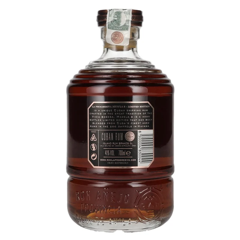 Ron La Progresiva De Vigia Mezcla 8 Limitada Rum 41% Vol. 0,7l