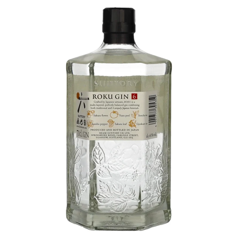 Roku Gin The Japanese Craft Gin 43% Vol. 0,7l