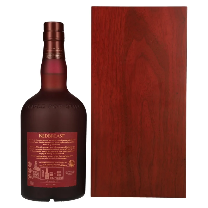 Redbreast 27 Years Old Single Pot Still Irish Whiskey RUBY PORT CASK 55,9% Vol. 0,7l in Holzkiste
