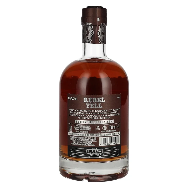 Rebel Yell Bourbon Whiskey French Oak Finish 45% Vol. 0,7l