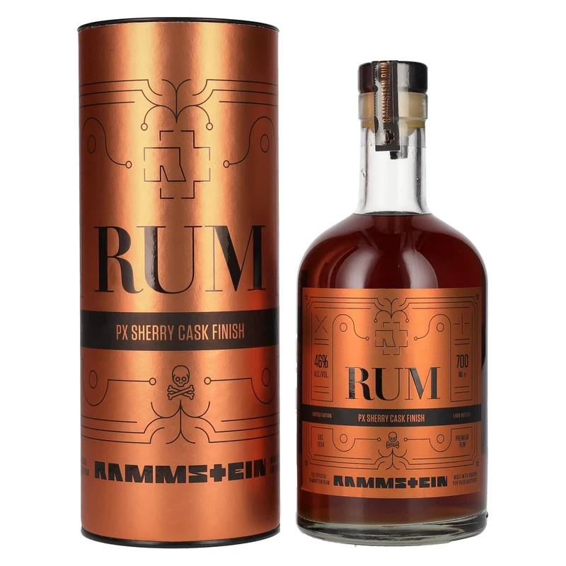 Rammstein Rum PX Sherry Cask Finish 46% Vol. 0,7l in Geschenkbox