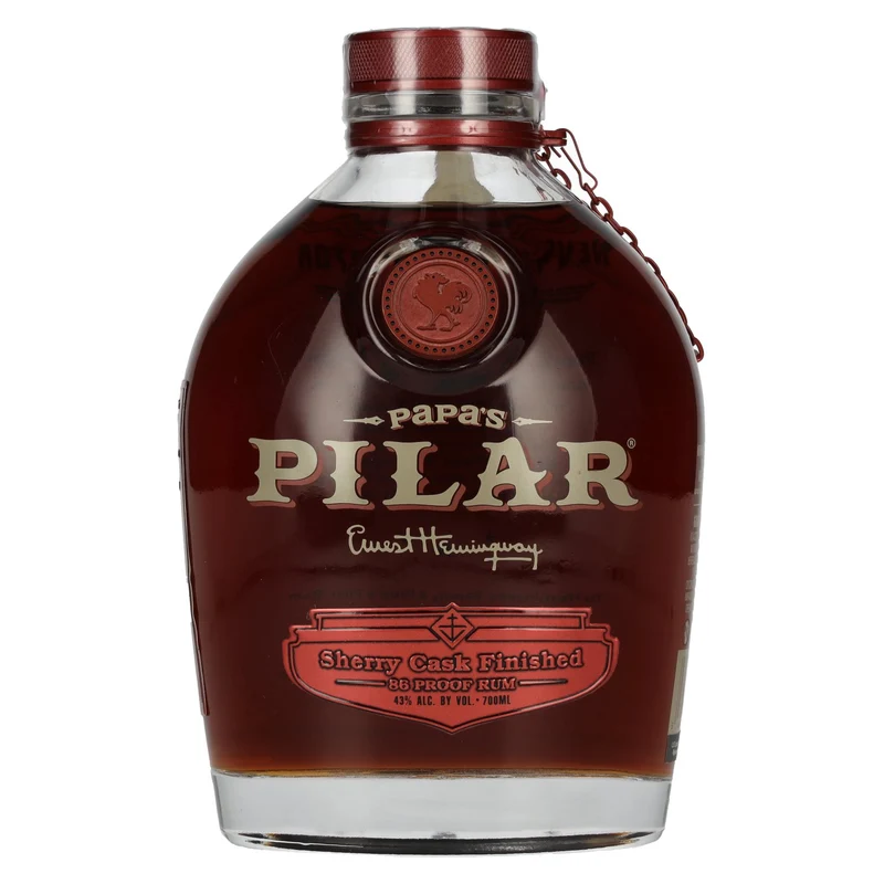 Papa's Pilar Solera SHERRY CASK FINISHED Dark Rum 43% Vol. 0,7l