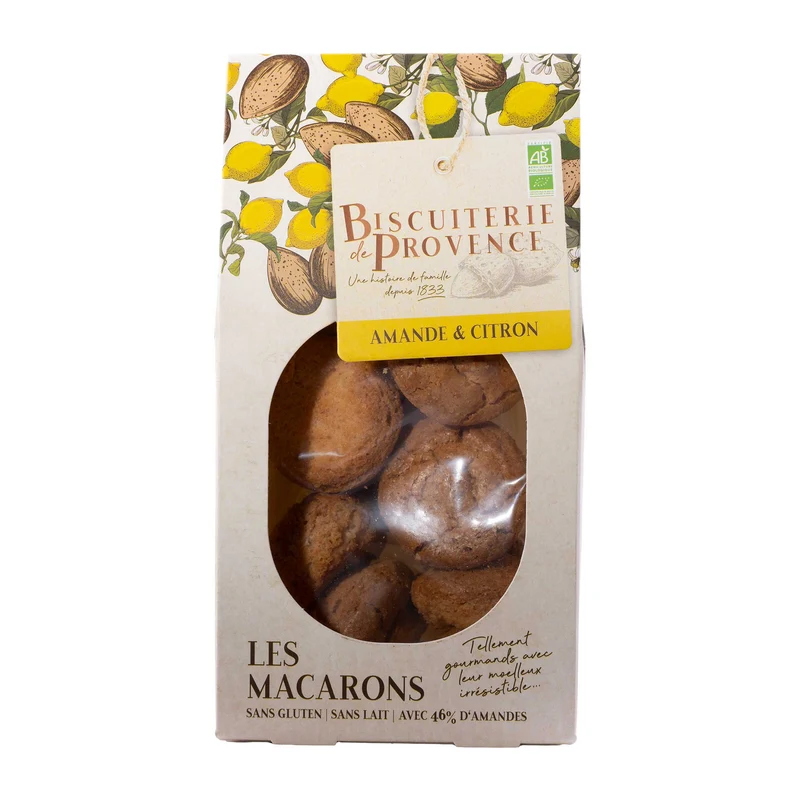 Mandel Macarons mit Zitrone