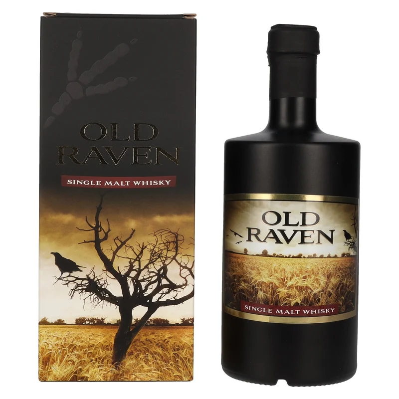 Old Raven Triple Distilled Single Malt Whisky 40% Vol. 0,5l in Geschenkbox