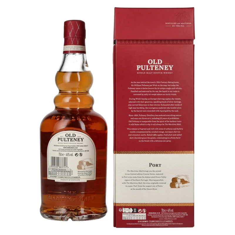 Old Pulteney Coastal Series PORT 46% Vol. 0,7l in Geschenkbox