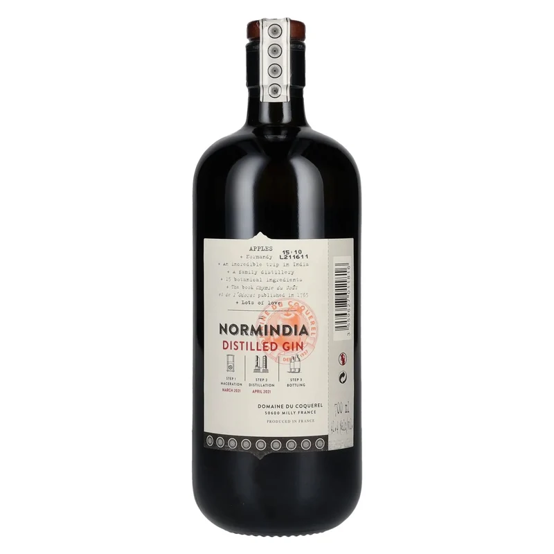 Normindia Gin Distillé 41,4% Vol. 0,7l