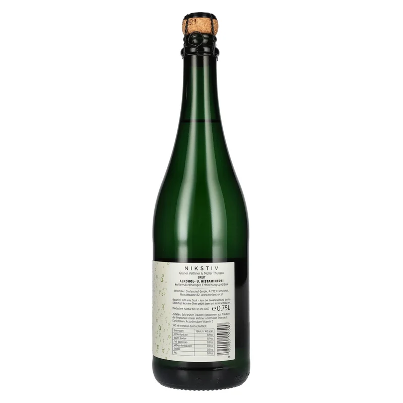 NikStiv Selektion Grüner Veltliner & Müller Thurgau Brut alkoholfrei 0,75l