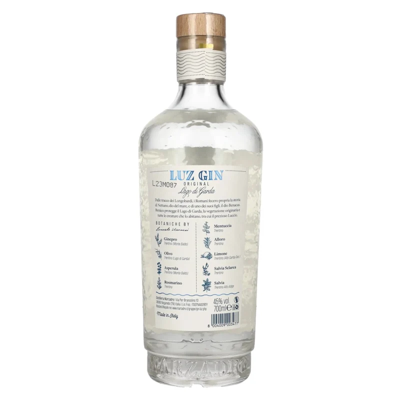 Marzadro LUZ Gin Classic Edition 45% Vol. 0,7l