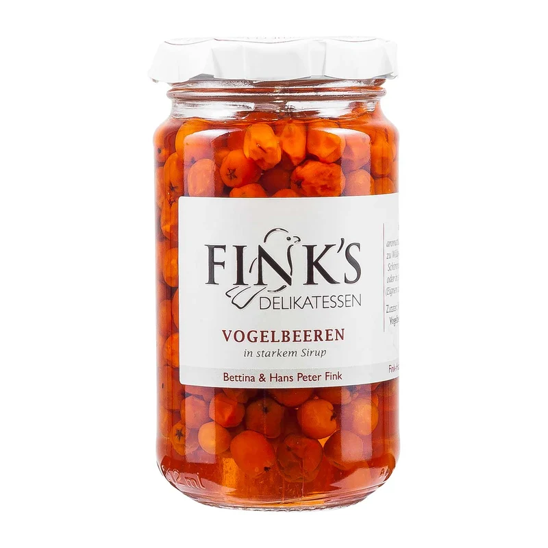 Vogelbeeren - in Sirup eingelegt