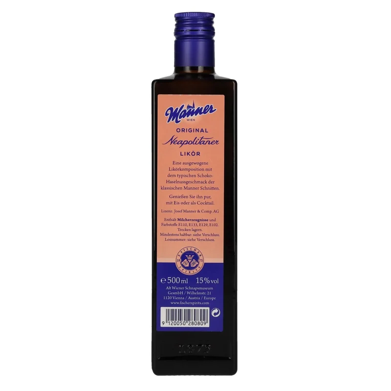 Manner Original Neapolitaner Creamlikör 15% Vol. 0,5l