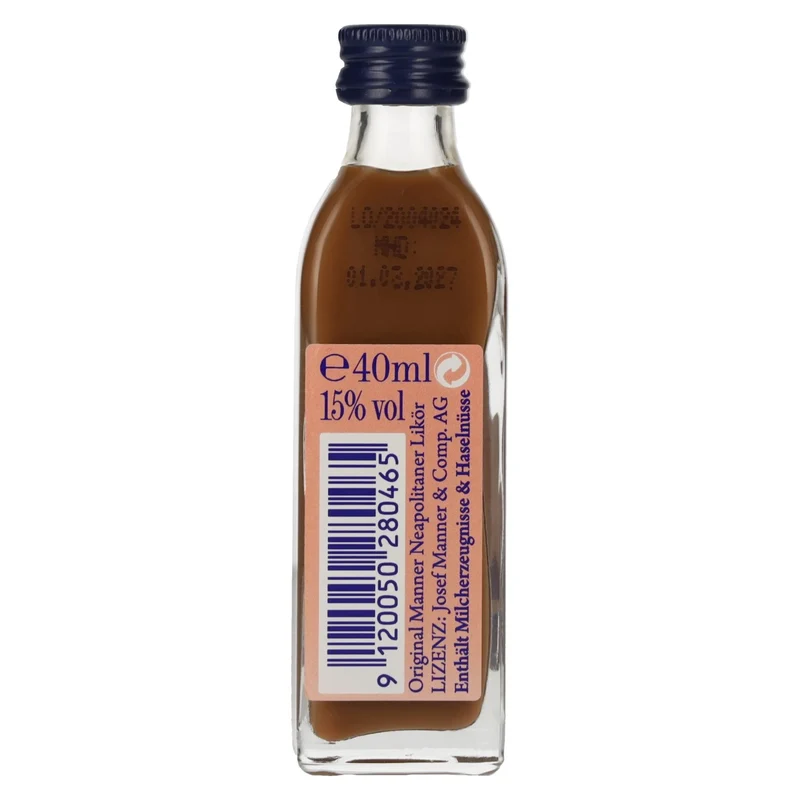 Manner Original Neapolitaner Creamlikör 15% Vol. 0,04l
