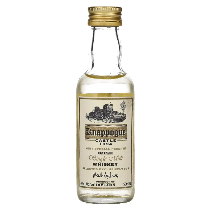 Knappogue Castle VERY SPECIAL RESERVE Irish Whiskey 1994 40% Vol. 0,05l