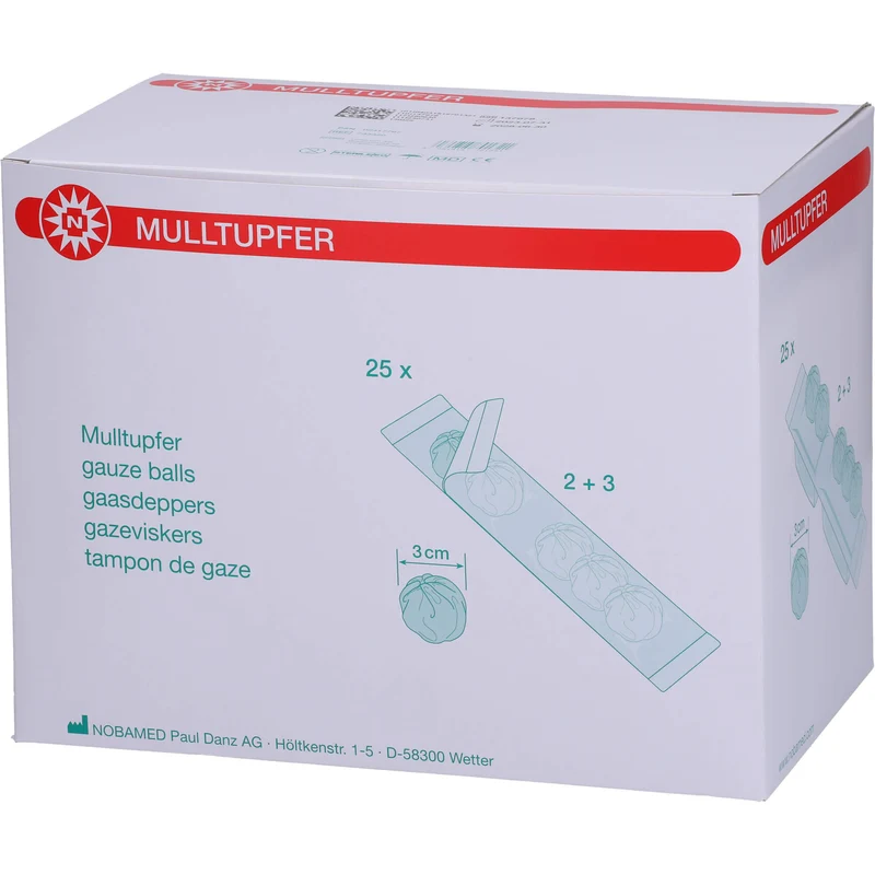 Tupfer 2+3 steril Set, 25 St TUP