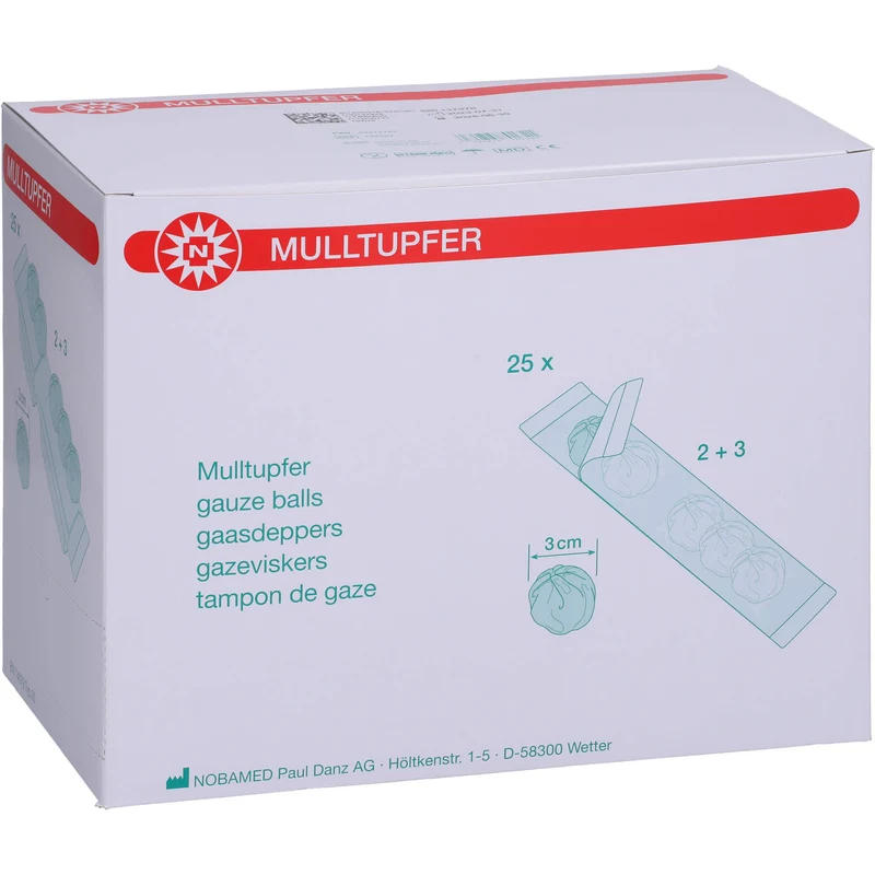 Tupfer 2+3 steril Set, 25 St TUP