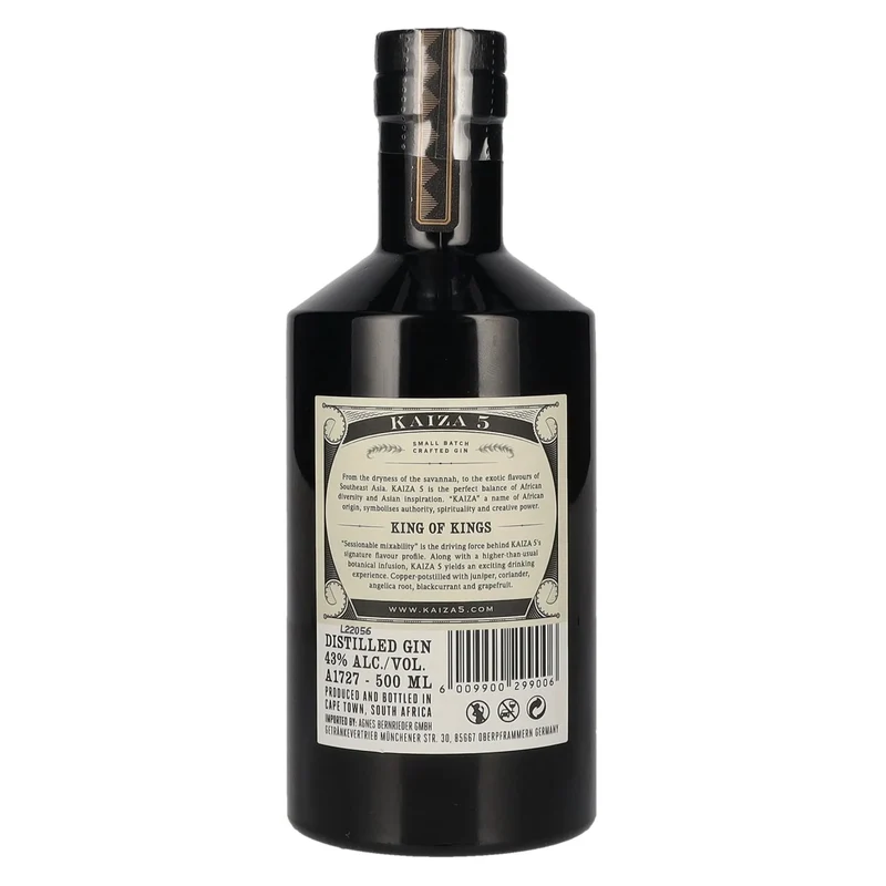Kaiza 5 King of Kings Gin 43% Vol. 0,5l