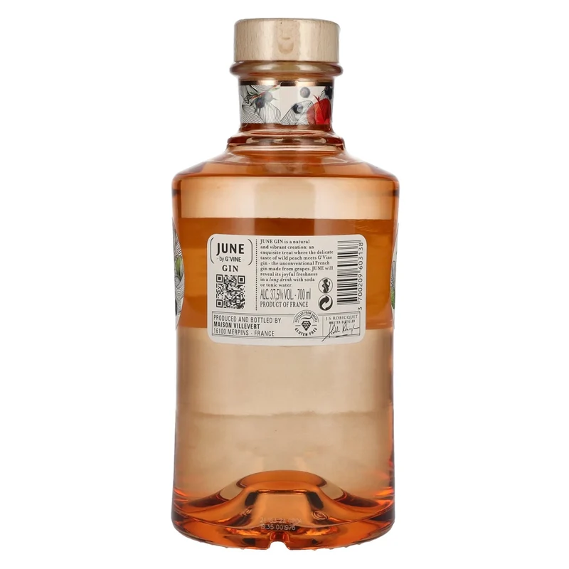 JUNE by G'Vine Gin Wild Peach & Summer Fruit 37,5% Vol. 0,7l