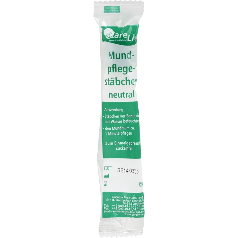 Mundpflegestäbchen Schaumstoff neutral, 250 St