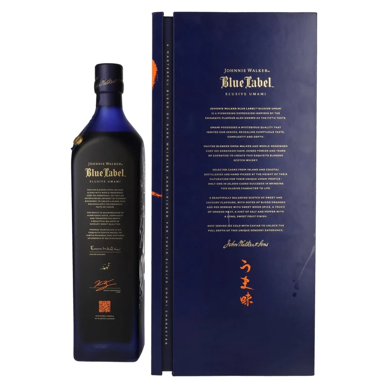 Johnnie Walker Blue Label ELUSIVE UMAMI Blended Scotch Whisky Limited Release 43% Vol. 1l in Geschenkbox