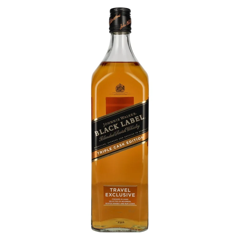 Johnnie Walker BLACK LABEL Blended Scotch Whisky TRIPLE CASK EDITION 40% Vol. 1l