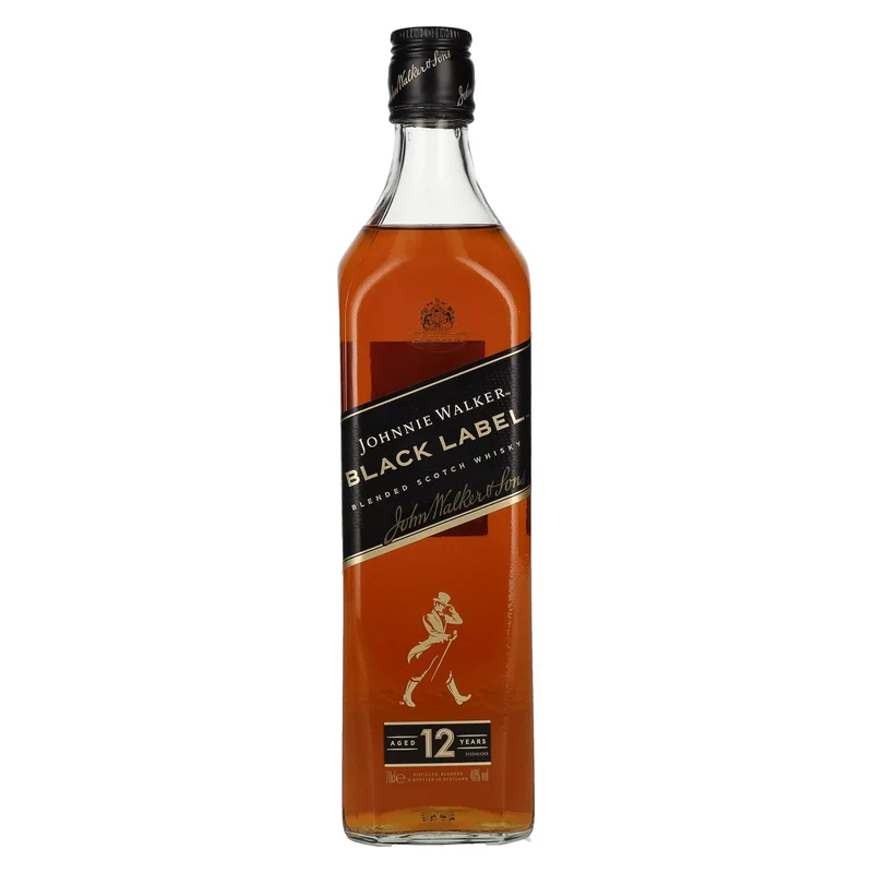 Johnnie Walker BLACK LABEL 12 Years Old Blended Scotch Whisky 40% Vol. 0,7l