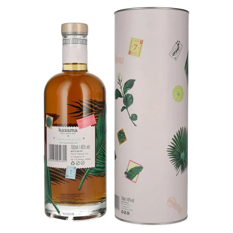 Kasama 7 Years Old Small Batch Rum 40% Vol. 0,7l in Geschenkbox
