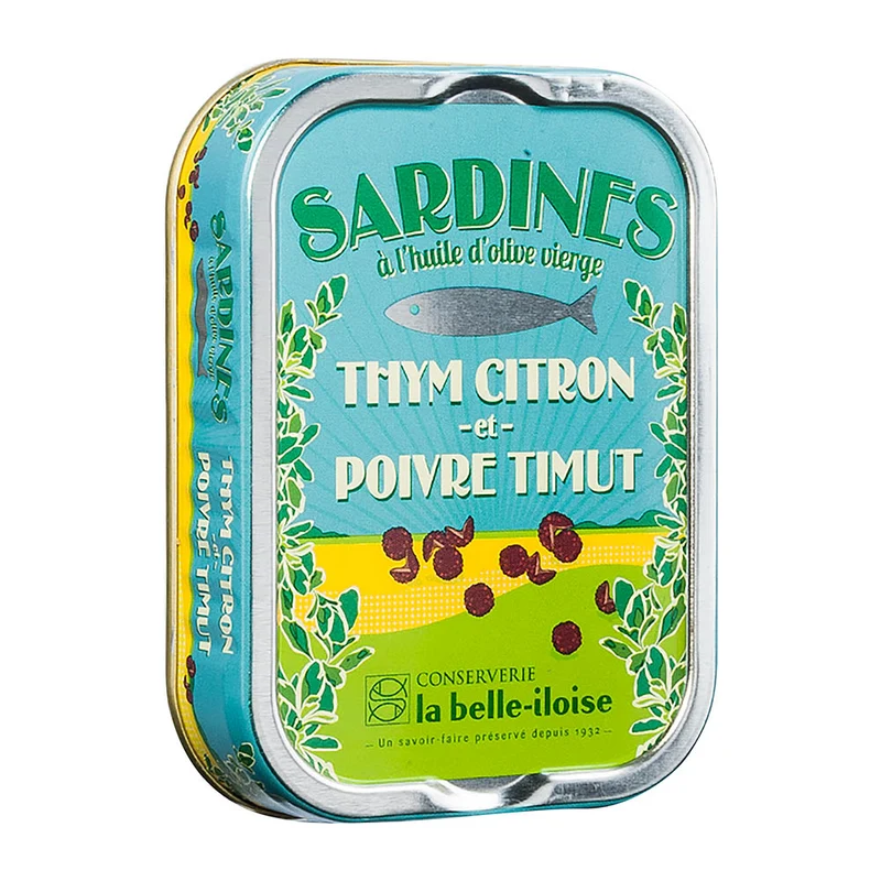 Sardinen Zitronenthymian Timut Pfeffer
