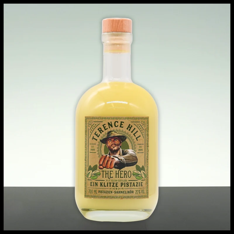 Terence Hill "Ein Klitze Pistazie" Pistazien-Sahnelikör 0,7L - 20% Vol.