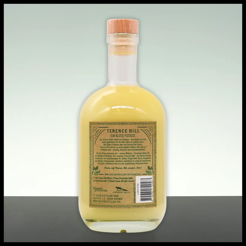 Terence Hill "Ein Klitze Pistazie" Pistazien-Sahnelikör 0,7L - 20% Vol.