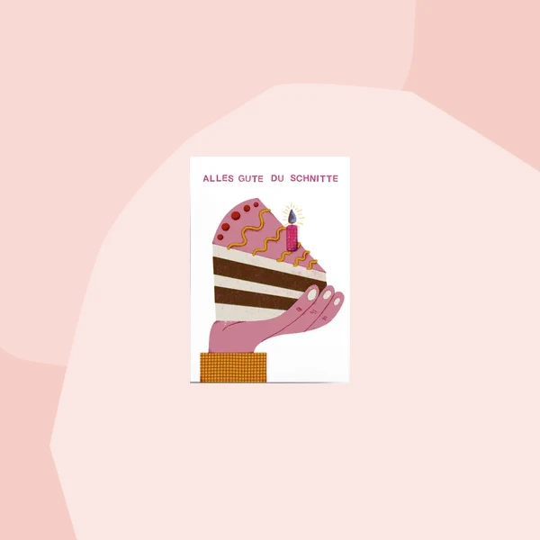 Postkarte: Alles Gute, Du Schnitte