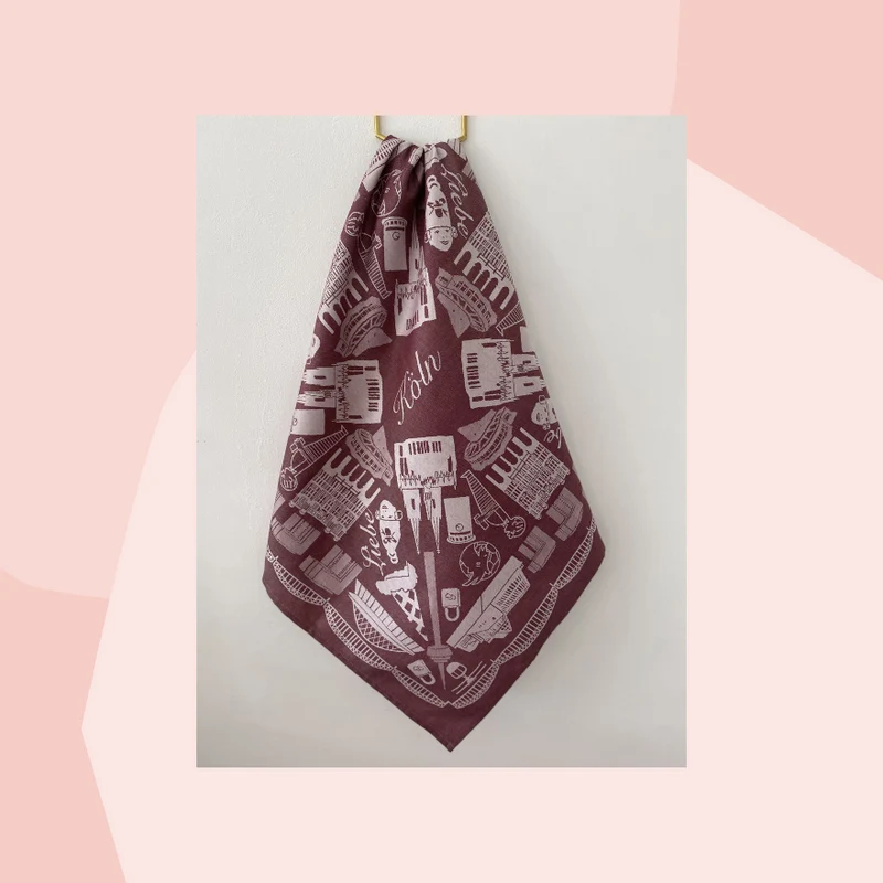 Geschirrtuch: Citytowel Köln - Bordeaux