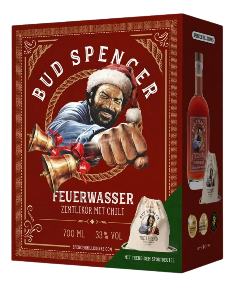 St. Kilian Bud Spencer Feuerwasser inkl. Beutel in der Geschenkverpackung