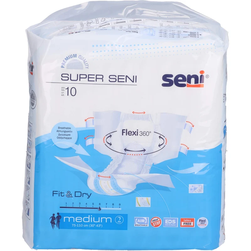 Seni Super Medium Windeln für Erwachsene, 10 St