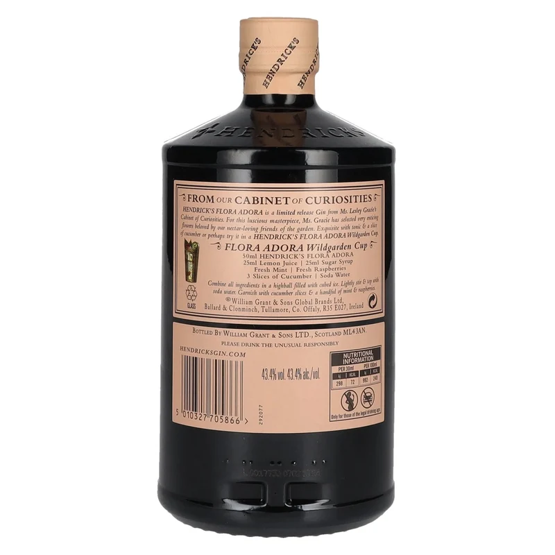 Hendrick's Gin FLORA ADORA 43,4% Vol. 0,7l