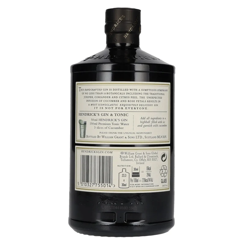 Hendrick's Gin 41,4% Vol. 0,7l