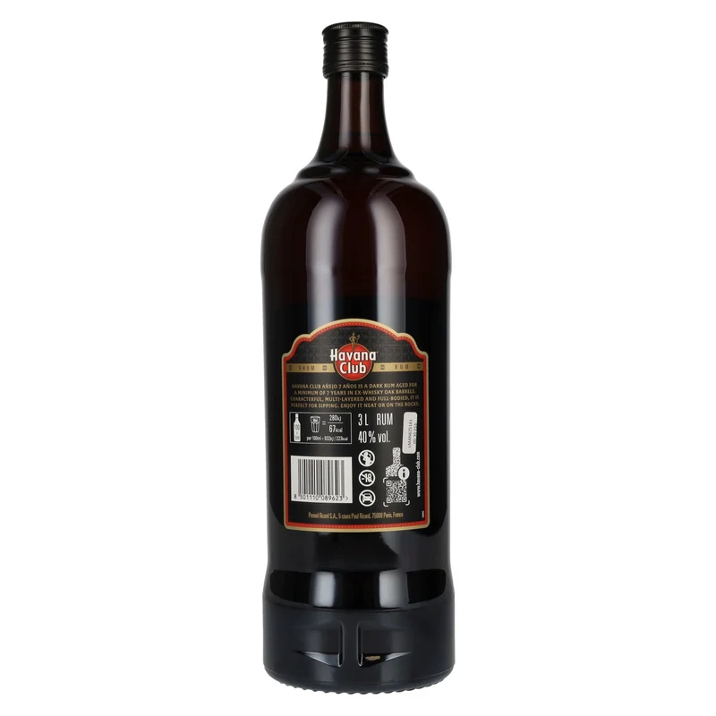 Havana Club Añejo 7 Años 40% Vol. 3l