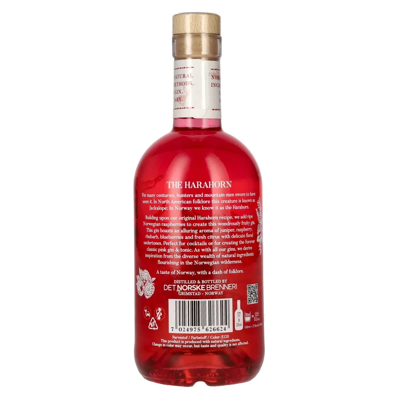 Harahorn Norwegian Small Batch Pink Gin 40% Vol. 0,5l