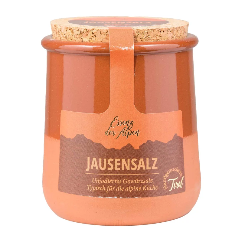 Jausensalz im Keramiktopf