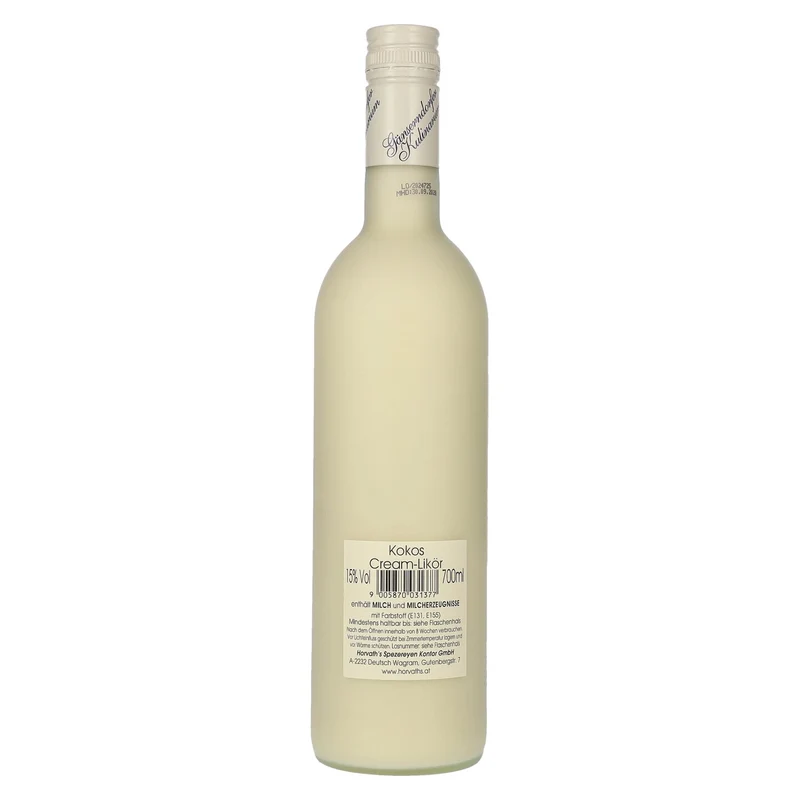 Gänserndorfer Kulinarium Kokos-Cream-Likör 15% Vol. 0,7l