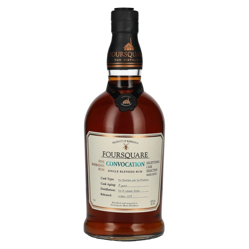 Foursquare 14 Years Old CONVOCATION Single Blended Rum 62% Vol. 0,7l