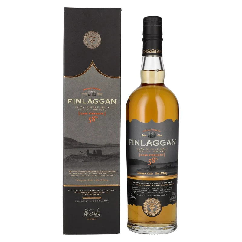 Finlaggan Cask Strength Small Batch Release 58% Vol. 0,7l in Geschenkbox