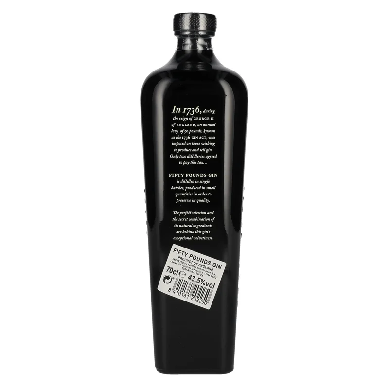 Fifty Pounds Gin London Dry Gin 43,5% Vol. 0,7l