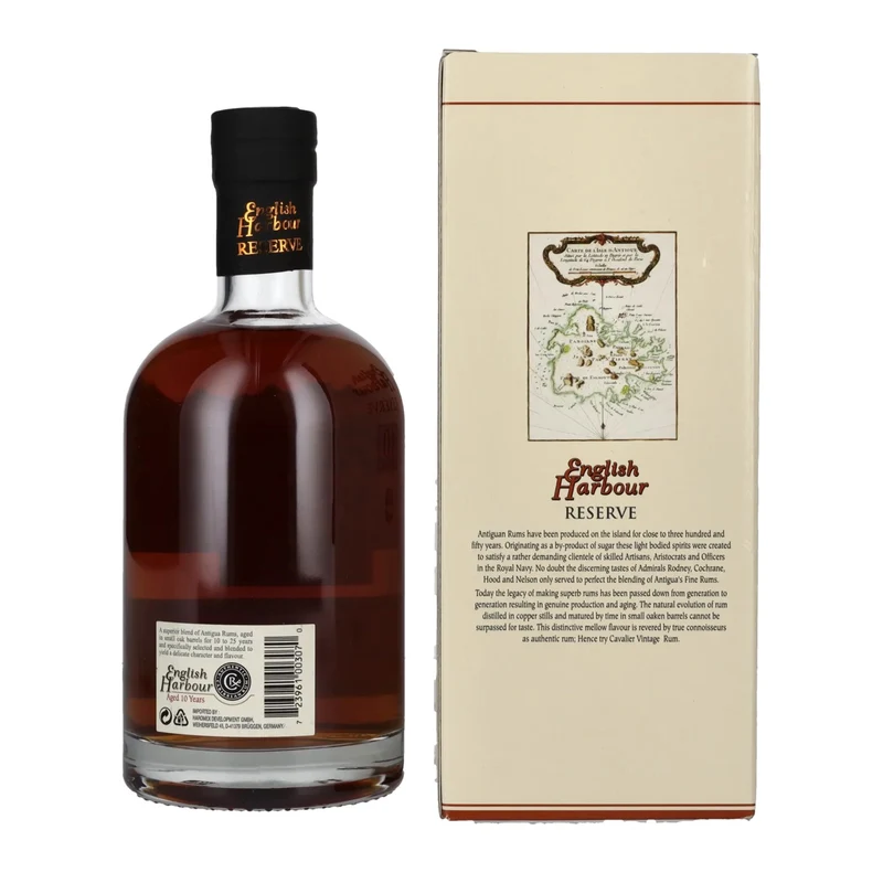 English Harbour RESERVE 10 Years Old Rum 40% Vol. 0,7l in Geschenkbox