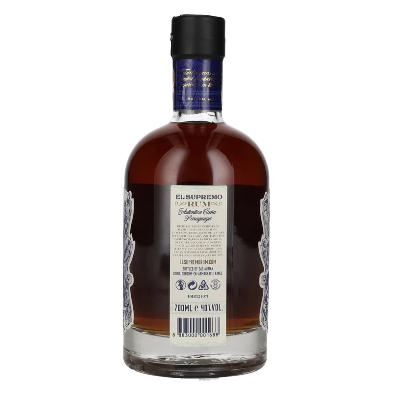 El Supremo 12 Year Old OAK CASK Rum 40% Vol. 0,7l