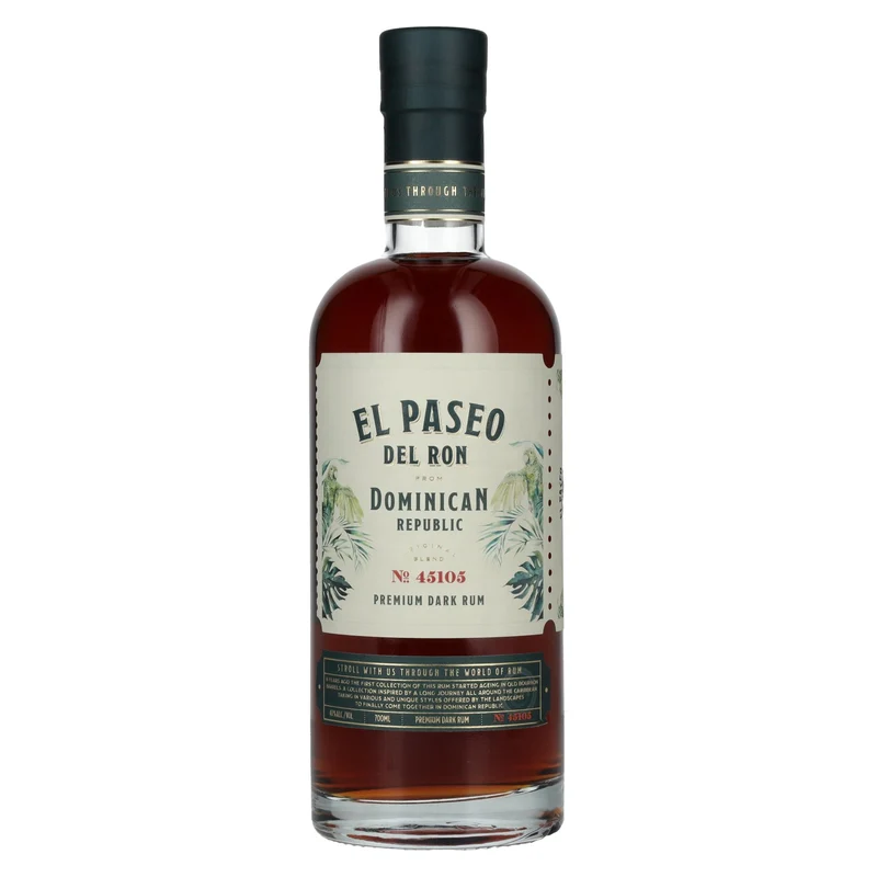 El Paseo del Ron Premium Dark Rum No. 45105 40% Vol. 0,7l