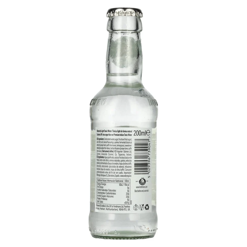 Fentimans NATURALLY LIGHT Tonic Water 0,2l