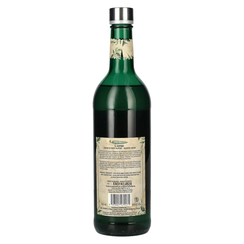 El Hispano Jalapeño Liquor 30% Vol. 0,7l