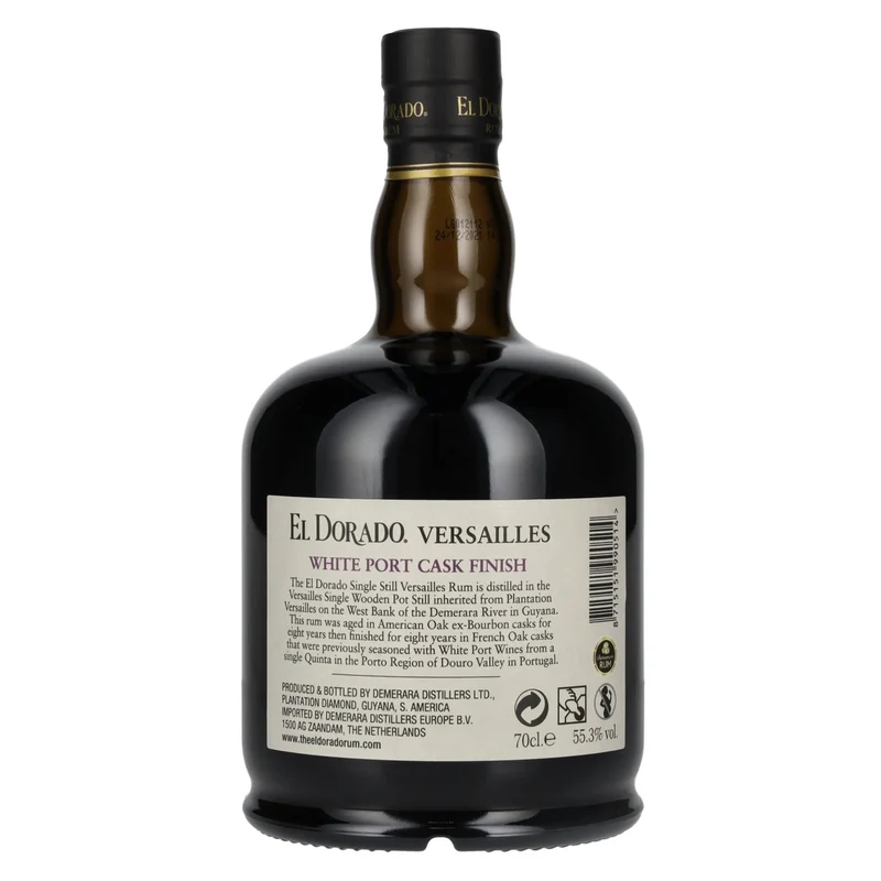 El Dorado Rum VERSAILLES Special White Port Casks 2005 55,3% Vol. 0,7l