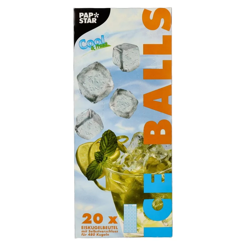 Eiskugelbeutel Papstar 480 Kugeln