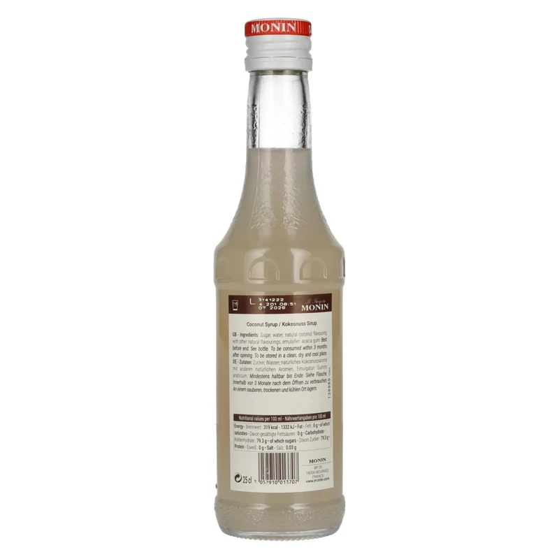 Le Sirop de Monin KOKOSNUSS 0,25l